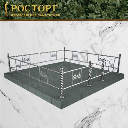 Ограда из нержавеющей стали №15